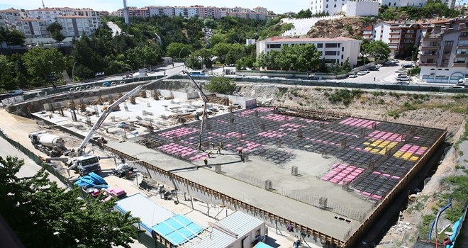 KEÇİÖREN BELEDİYESİNDEN KAPALI  OTOPARK İÇİN YOĞUN MARATON