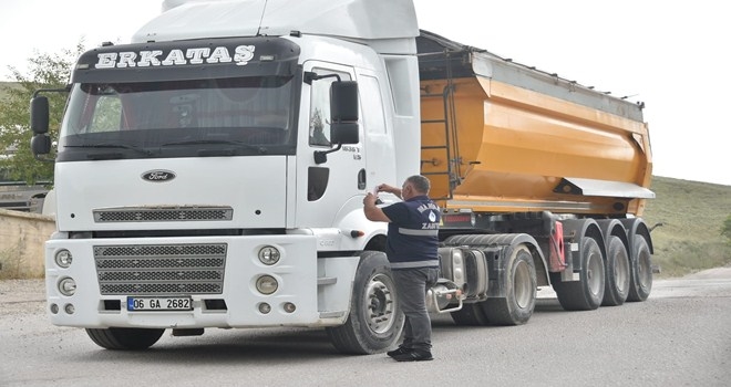 Ağır tonajlı araçlara sıkı denetim
