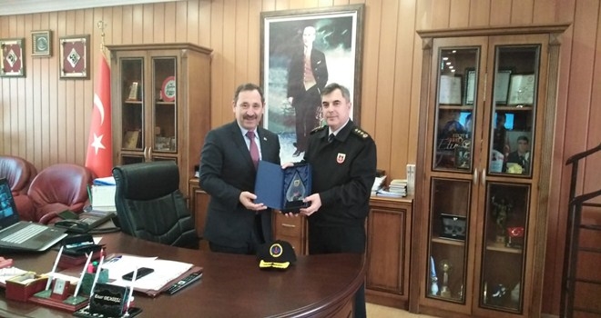 ALBAY HAMDİ GÜLPINAR´DAN DEMİREL´E TEŞEKKÜR ZİYARETİ