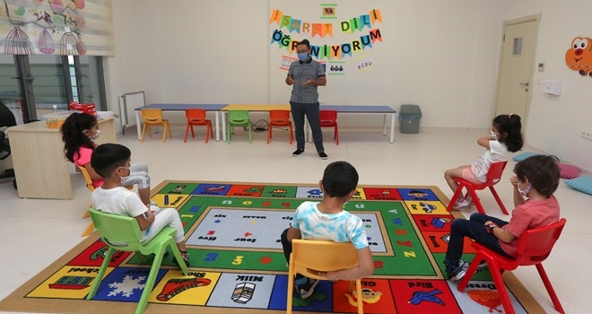 Belediye kreşlerinde örnek eğitim