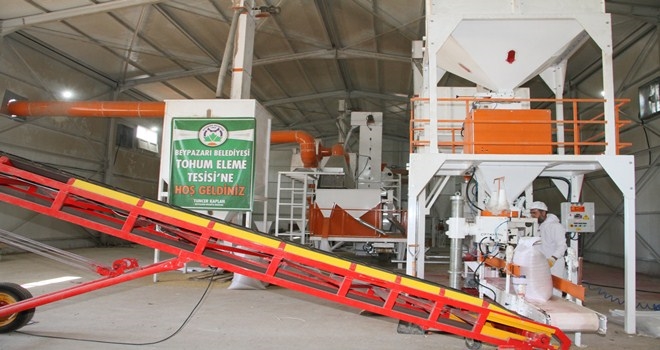 Tohum Eleme Tesisi Çalışmalara Başladı