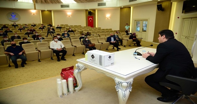 Başkan Oğuz kafe ve kahveci esnafıyla buluştu