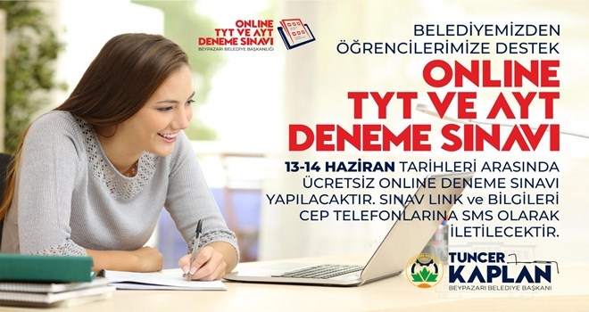 Beypazarı Belediyesi´nden Gençlere Sınav Desteği