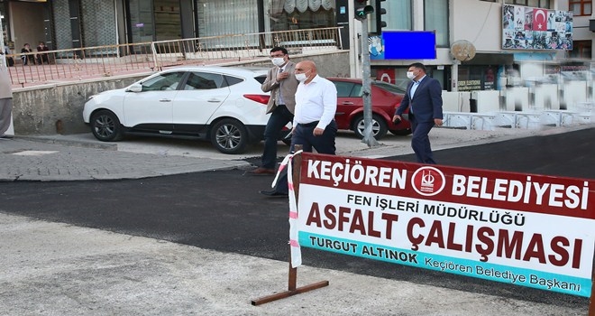 KEÇİÖREN´DE BOZUK YOL KALMAYACAK
