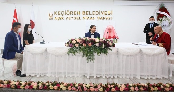 ALTINOK BİR GÜNDE ?SOSYAL MESAFELİ? 6 NİKÂH KIYDI