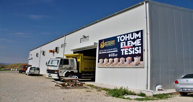 Tohum Eleme Tesisi Tam Kapasite Çalışıyor