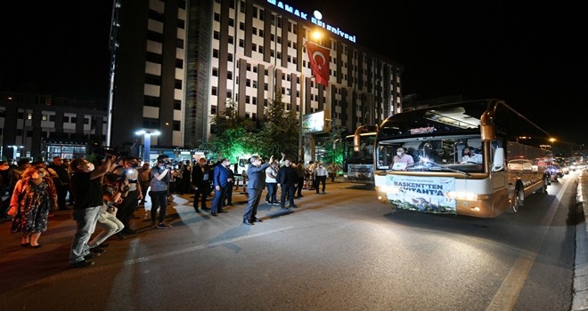 1453 Ankara´lı Ayasofya´ya Uğurlandı