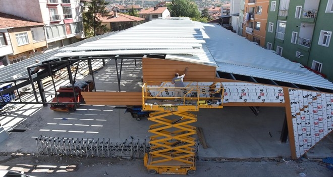 Yeni Kapalı Pazar Projesinde çalışmalar devam ediyor