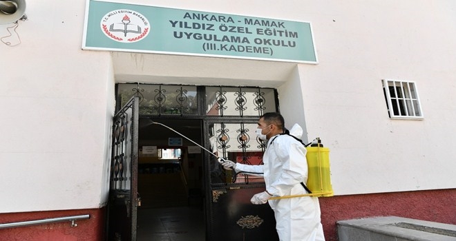 147 okul dezenfekte edildi