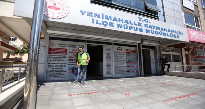 Yenimahalle´de dezenfekteye yoğun mesai