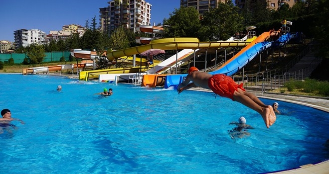 KEÇİÖREN´DE ÖNLEMLER ALINDI,  AQUA PARKLAR HİZMETE AÇILDI