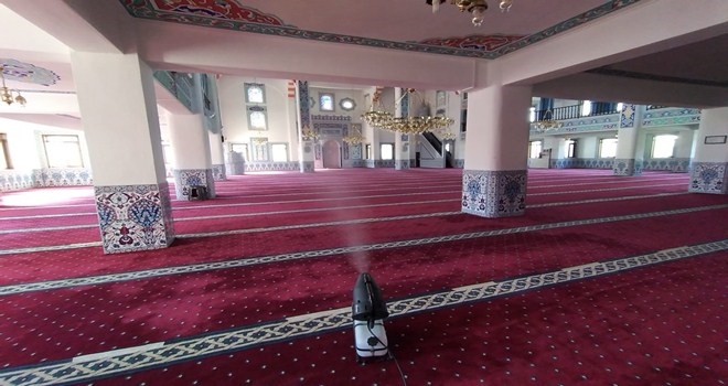 Kızılcahamam´da dezenfekte çalışmaları devam ediyor