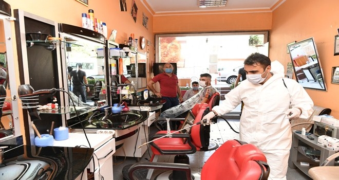 Mamak Belediyesi´nden Dezenfektan Harekatı