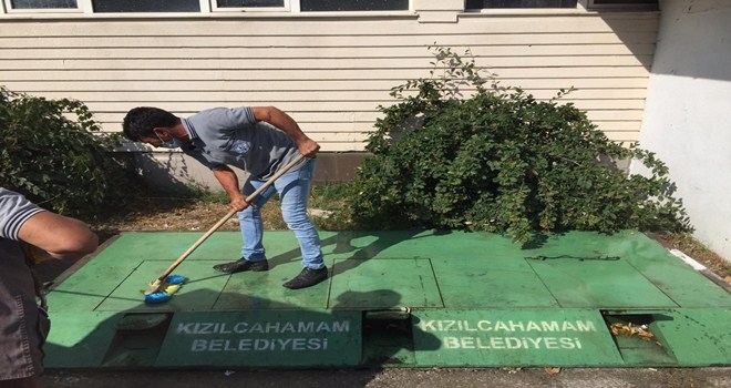 DEZENFEKTE ÇALIŞMALARI DEVAM EDİYOR