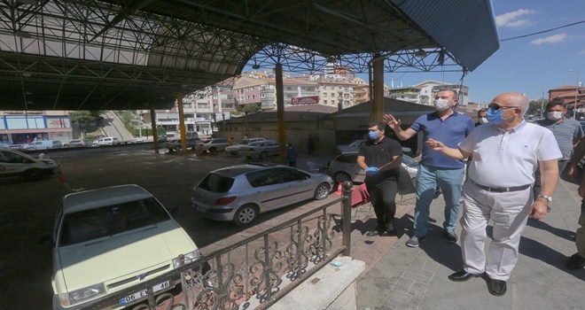 Yenimahalle´nin modern pazarlarına bir yenisi ekleniyor