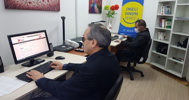 BAŞKAN ALTINOK´TAN BEYAZ BASTONLULAR İÇİN MOBİL GÖZ MÜJDESİ