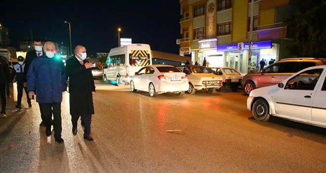 BAŞKAN ALTINOK´TAN TAM GAZ GECE DENETİMİ