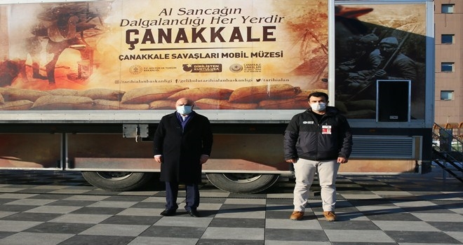 ÇANAKKALE SAVAŞLARI MOBİL MÜZESİ´NE BAŞKAN ALTINOK´TAN TAM DESTEK 