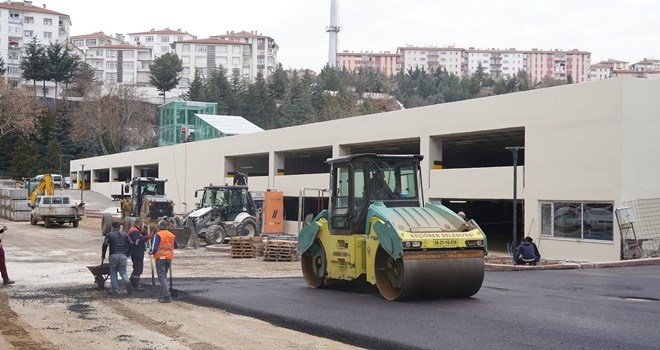 KEÇİÖREN´DEKİ OTOPARKTA SONA GELİNDİ  
