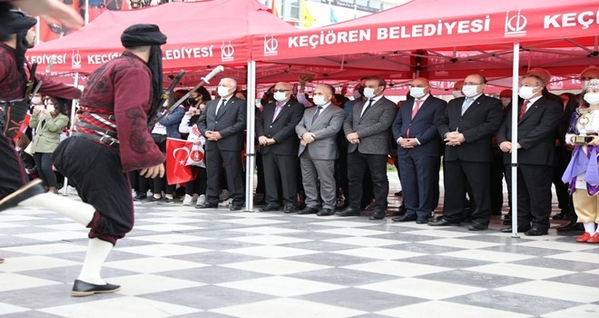 BAŞKENT ANKARA İÇİN KEÇİÖREN´DE ÇİFTE KUTLAMA
