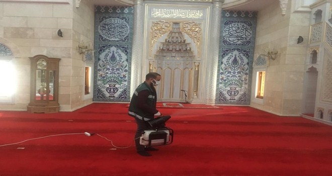 KEÇİÖREN´DE GÜL SUYUYLA DEZENFEKSİYON
