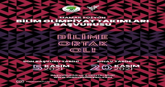Mamak´ın gençleri bilim olimpiyatlarına hazırlanacak