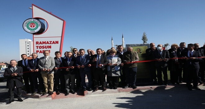 RAMAZAN TOSUN PARKI AÇILDI