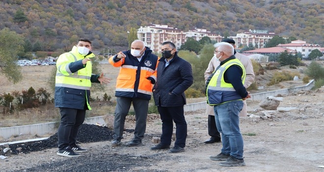 Kaymakam Aksoy ile Başkan Acar, Projeleri Yerinde İnceledi