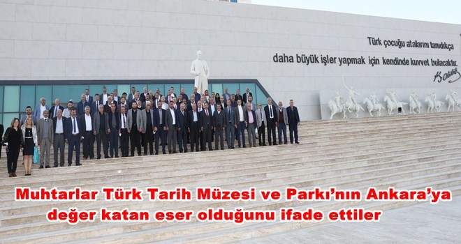ANKARA´NIN MUHTARLARI TARİH MÜZESİNDE