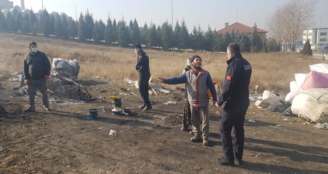 Kahramankazan zabıtasından çevreyi kirletenlere savaş 