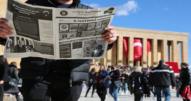 KEÇİÖREN BELEDİYESİ ATATÜRK´Ü  ÖLÜMSÜZLEŞTİREN ÖZEL GAZETE YAYIMLADI