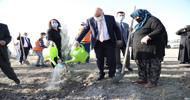 KEÇİÖREN´DE HATIRA ORMANI KURULDU, LÖSEMİYE DİKKAT ÇEKİLDİ