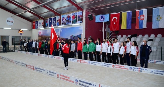 Boccenin beşiğinde sporcular kıyasıya yarıştı
