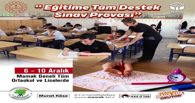 Mamak Belediyesi´nden Eğitime Tam Destek 
