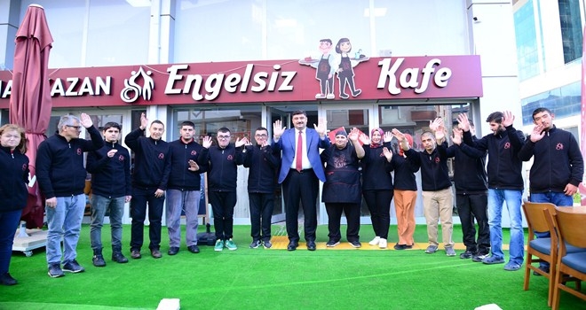 Bu kafede engel yok, sevgi var