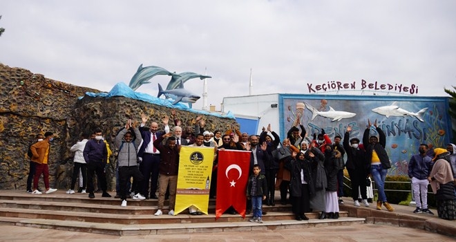 AFRİKA´DAN GELDİLER DENİZ DÜNYASI´NI GEZDİLER