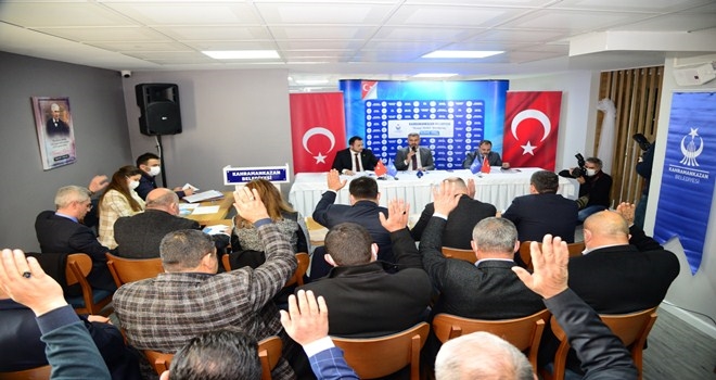 Kahramankazan Belediye Meclisi  Engelsiz Kafe´de toplandı