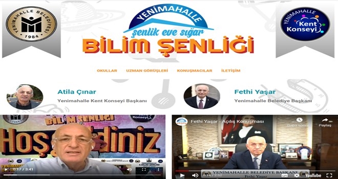 Yenimahalle 6. Bilim Şenliği başladı
