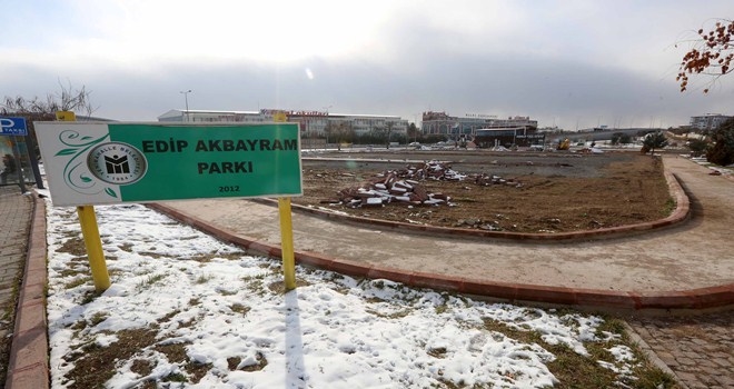 Edip Akbayram Parkı´nın çehresi değişiyor