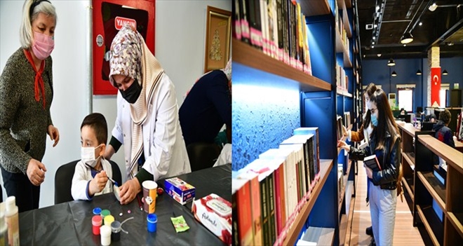Merkezlerde sosyal yaşam var