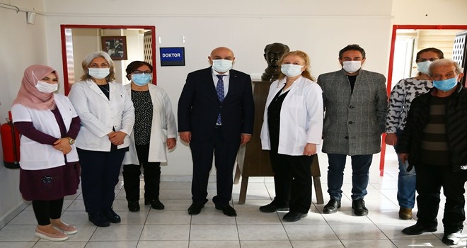 BAŞKAN ALTINOK´TAN SAĞLIK ÇALIŞANLARINA DESTEK ZİYARETİ