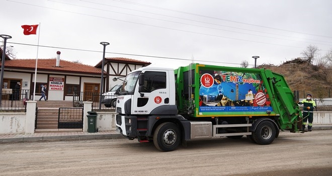 KEÇİÖREN´DE GÜNLÜK 950 TON ÇÖP TOPLANIYOR