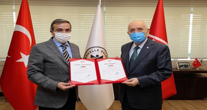 Yenimahalle kreşlerine ?Temiz Okul? belgesi