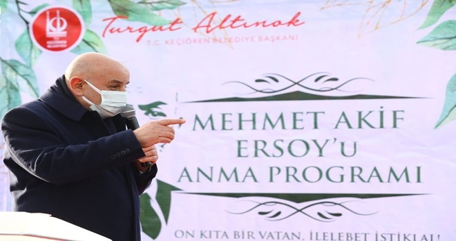 BAŞKAN ALTINOK: İSTİKLAL MARŞI´MIZ YENİDEN DOĞUŞUMUZUN SEMBOLÜDÜR