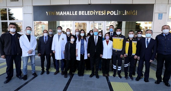 Yenimahalle Belediyesi sağlık çalışanlarını unutmadı