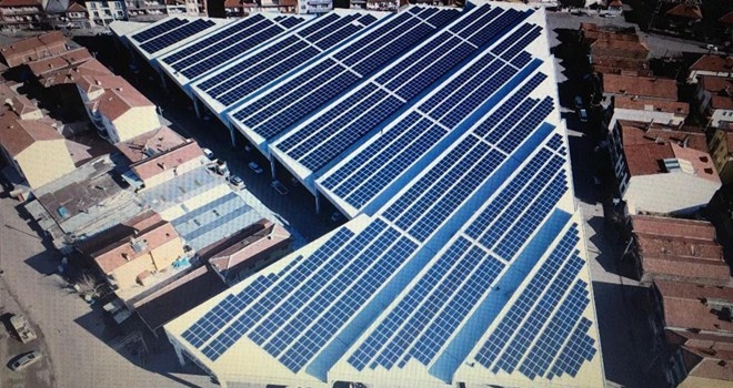 Mamak´ta en büyük güneş enerjisi santrali 