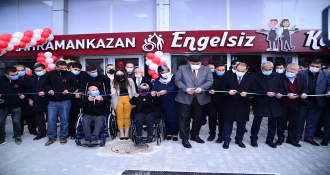 Kahramankazan Engelsiz Kafe misafirlerini bekliyor