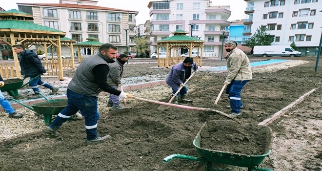 KEÇİÖREN´DE YAZA YEMYEŞİL HAZIRLIK 