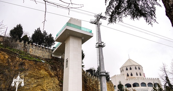 KEÇİÖREN´DEKİ PANORAMİK ASANSÖR HİZMETE BAŞLAYACAK