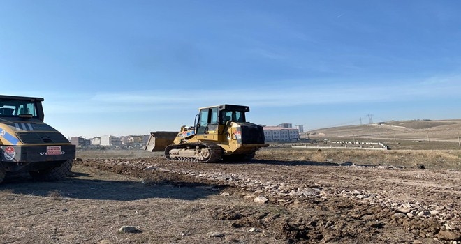 Sincan´da İmar Yolu Çalışmaları Devam Ediyor